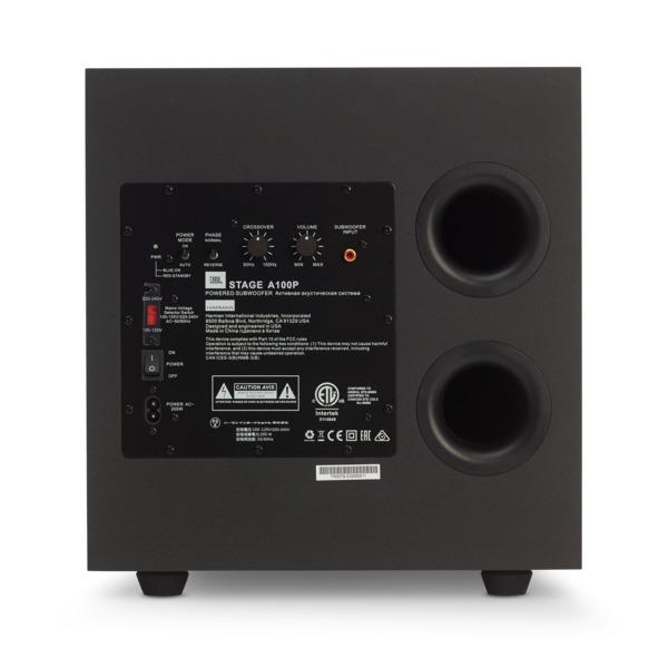 Сабвуфер JBL Stage A100P Black — изображение 2
