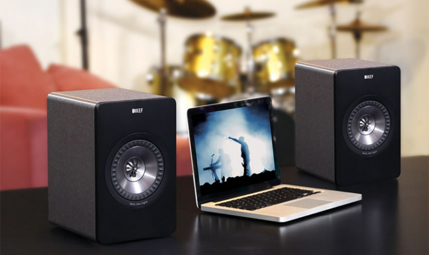 Полочная акустика KEF X300A Wireless gunmetal — изображение 2
