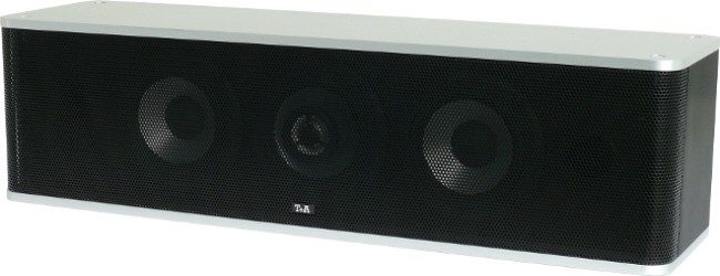 Центральный канал T+A KC 550 black cabinet with silver aluminium covers