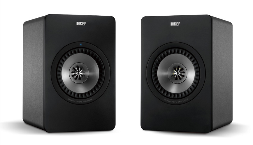 Полочная акустика KEF X300A Wireless gunmetal