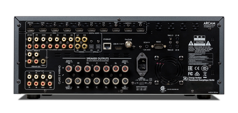 AV ресивер Arcam FMJ AVR390 Black — изображение 2