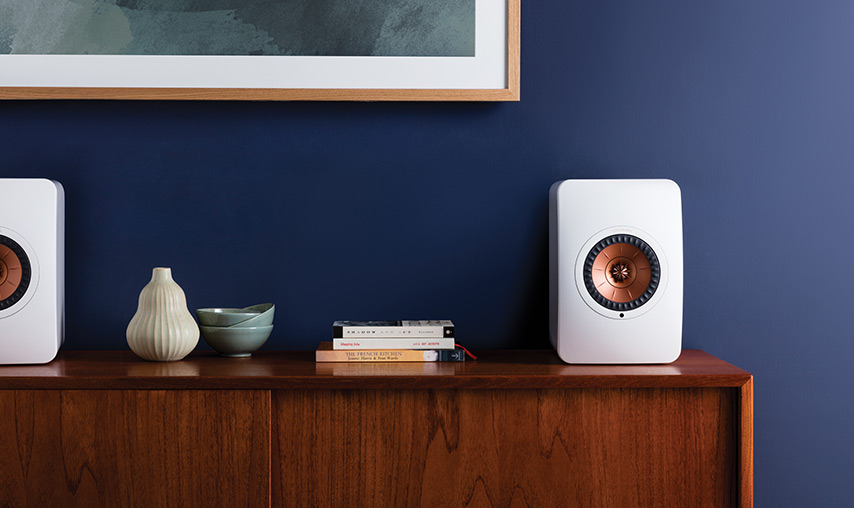 Полочная акустика KEF LS 50 Wireless Gloss Black/Blue — изображение 7