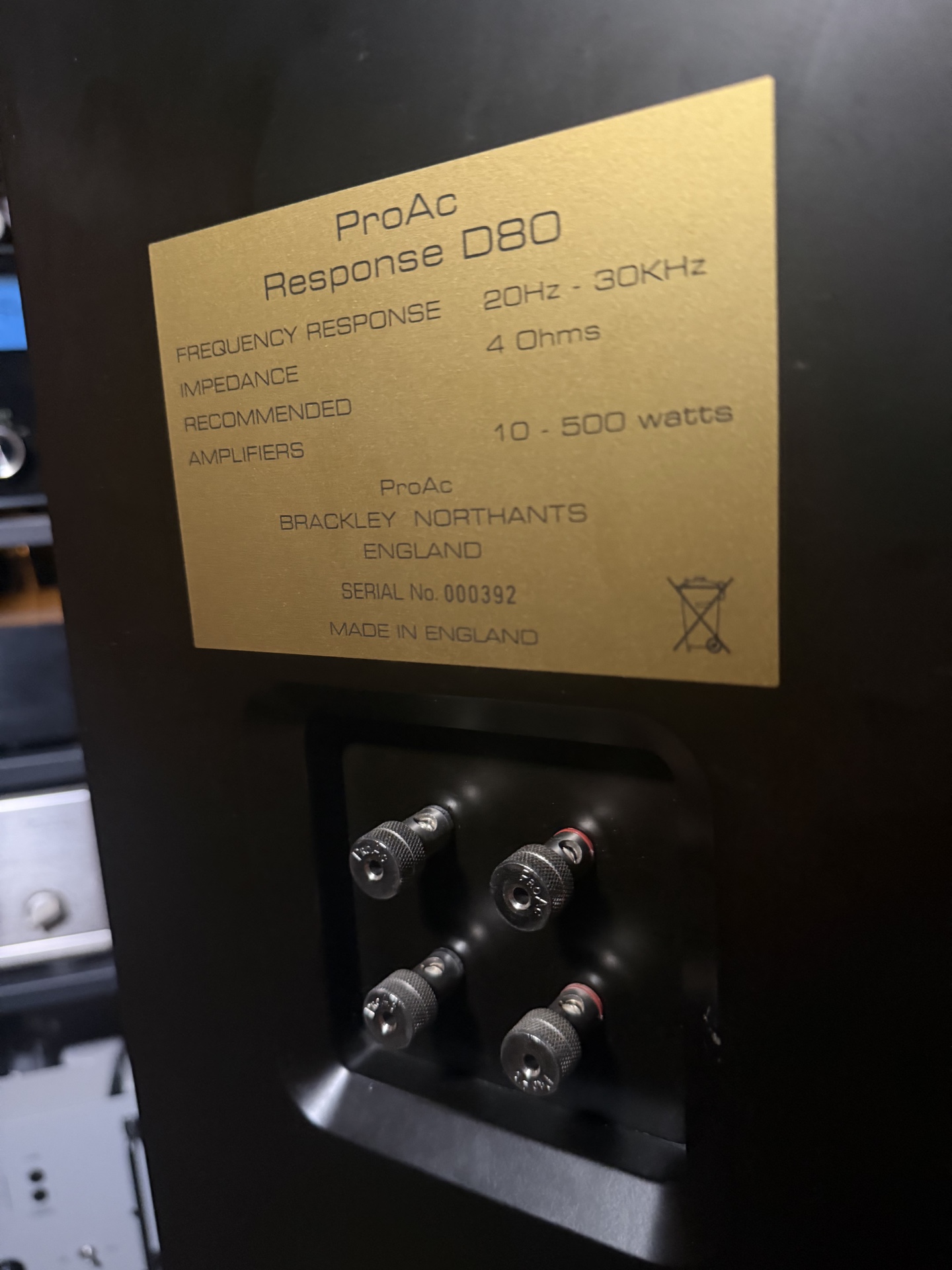 Напольная акустика ProAc Response D80 Ribbon Edition — изображение 8